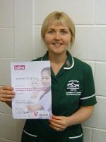 Jennifer O'Connor - feline friendly nursing certificate.